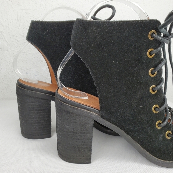 Jeffrey Campbell X Free People Suede Heel Booties - Picture 4 of 12